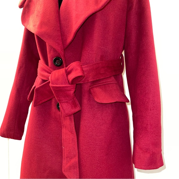 DARK READ VINTAGE LONG COAT - Picture 7 of 14